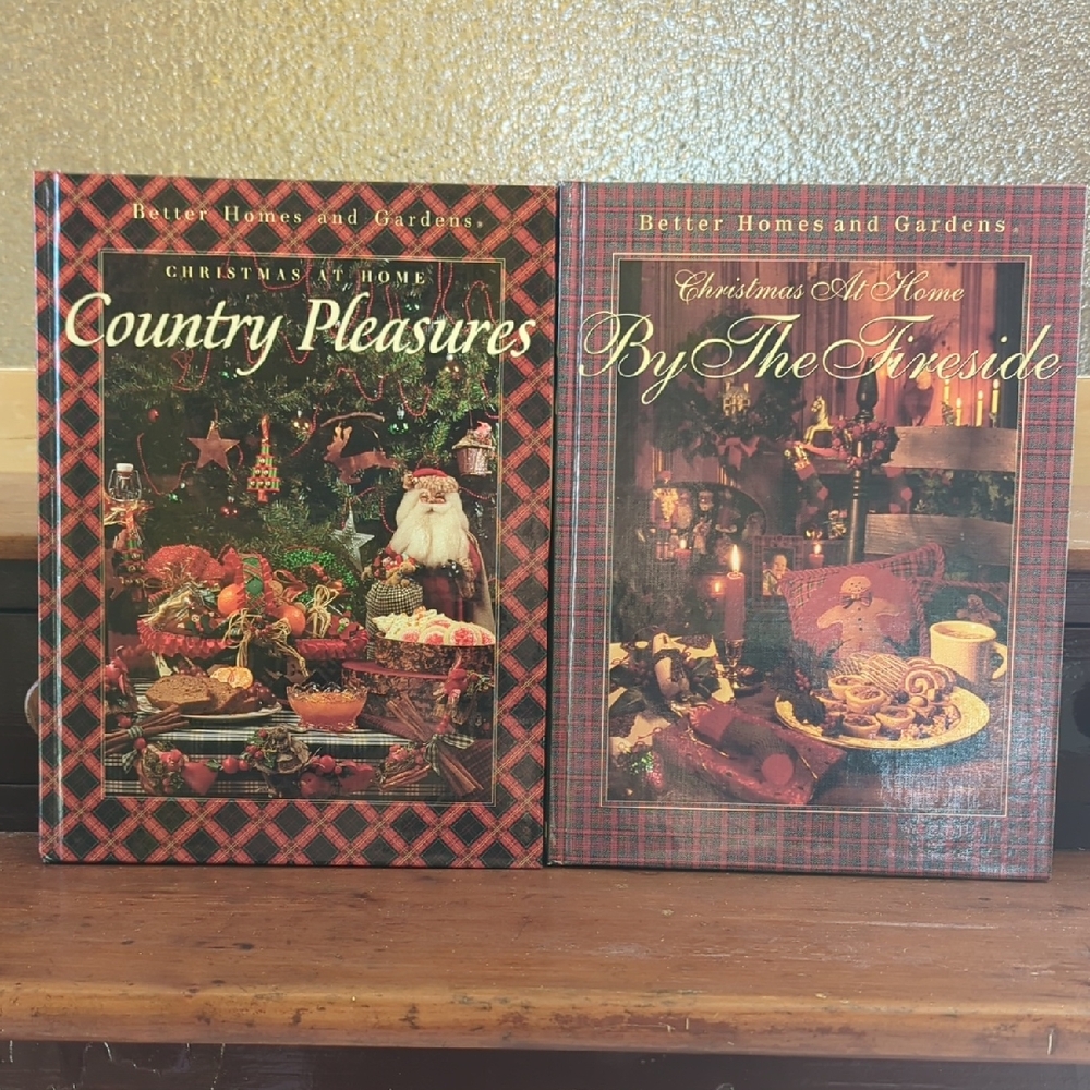 Better Homes And Gardens Christmas At Home Book Set Of 2
